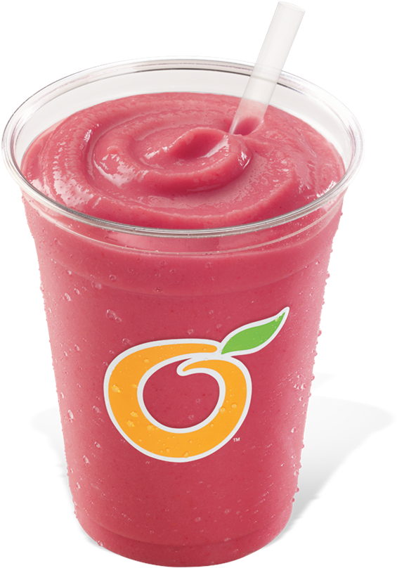 Strawberry Smoothie To Go (899x810), Png Download