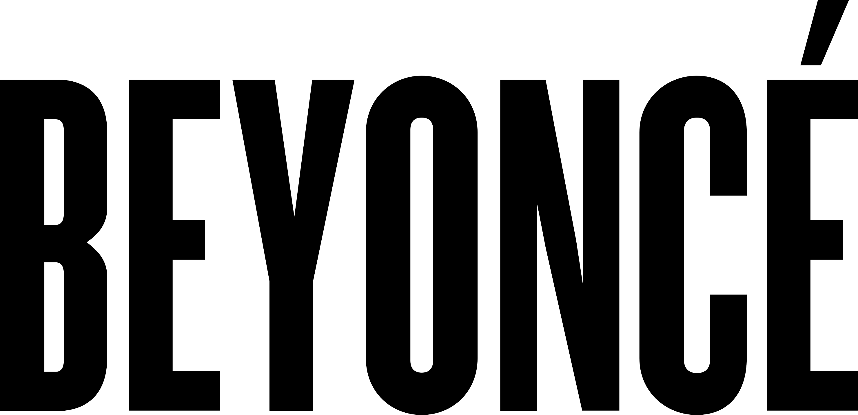 Beyonce Album Logo - Beyonce Logo (3000x1472), Png Download