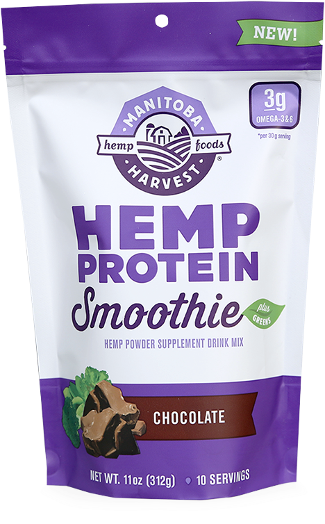Hemp Protein Smoothie Chocolate - Manitoba Harvest - Hemp Protein Smoothie Chocolate (800x1000), Png Download