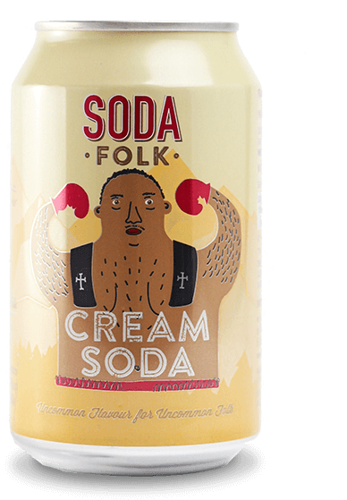 Featured Products - Soda Folk Cream Soda (500x566), Png Download