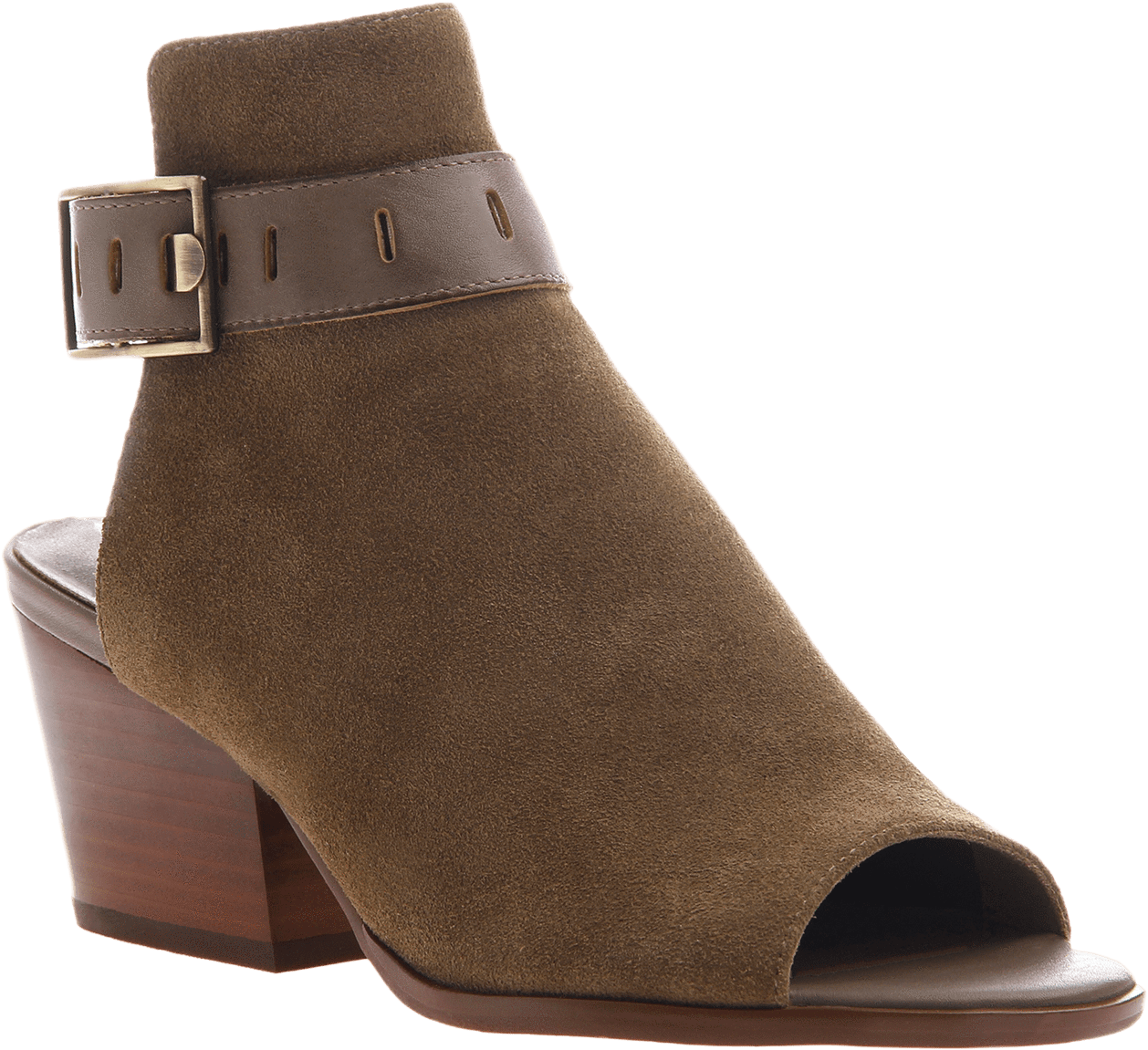 Nicole, Talulah, Otter, Up Front Style With Open Heel - Women's Nicole Talullah Open Toe Bootie S3054977 (1400x1400), Png Download