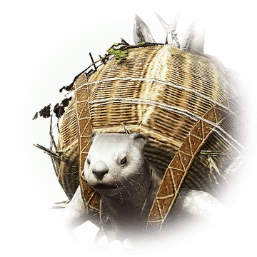 Otter Fisher - Black Desert Otter (360x360), Png Download