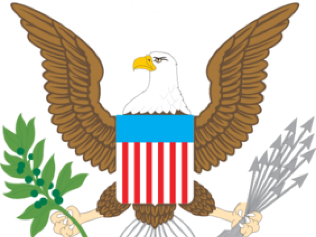 Bald Eagle Clipart - Seal Of The United States Eagle (640x480), Png Download