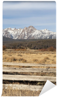 Ranch Range Fence Sun Valley Idaho Sawtooth Mountain - Badlands (400x400), Png Download