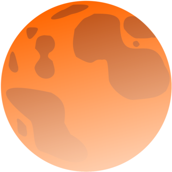 Mars Planet Jupiter Computer Icons Drawing - Mars (530x750), Png Download