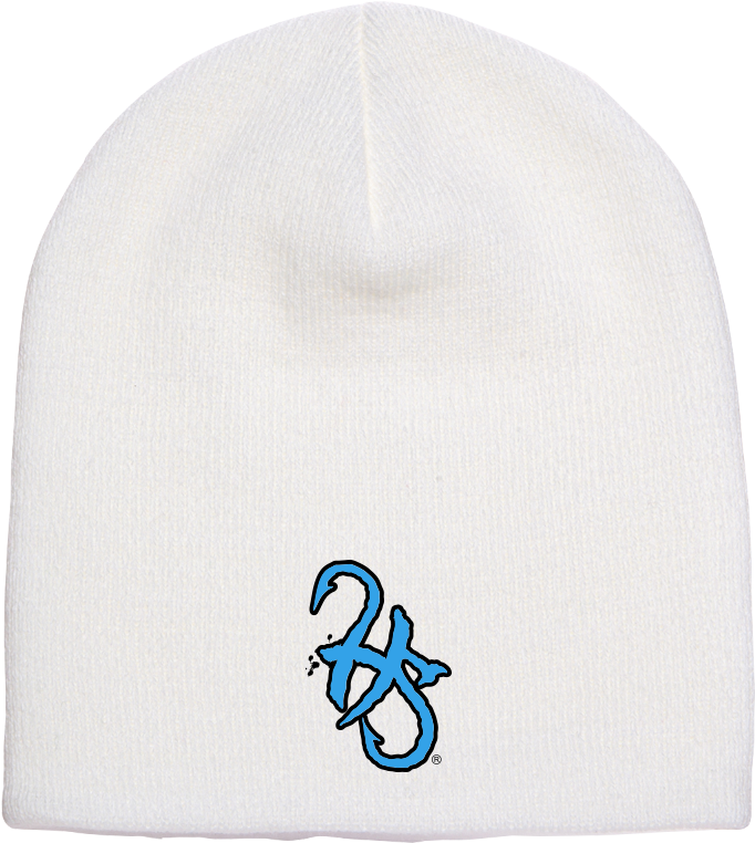 White Blue Hs Beanie61 - Beanie (800x800), Png Download