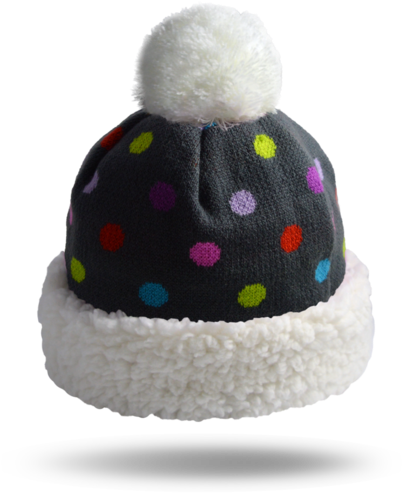 Polka Dot Party Adult Pudus Hat (540x540), Png Download