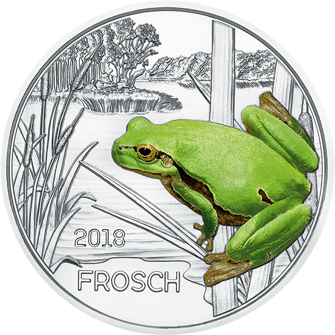 Colourful Creatures, The Frog - Austria 2018 Frog (433x433), Png Download