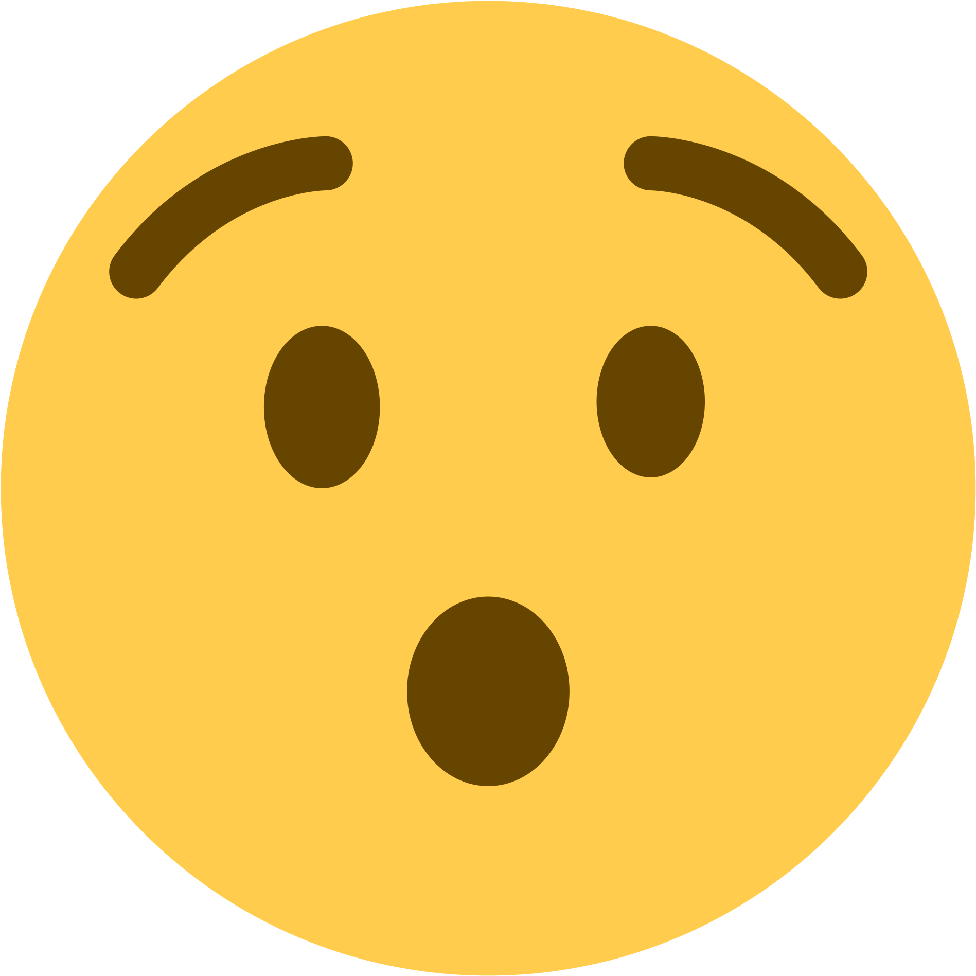 Open - Surprise Emoji (2000x2000), Png Download