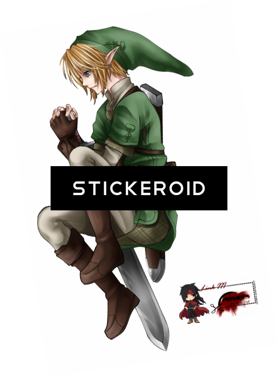 Zelda Link Legend Of The - The Legend Of Zelda (566x767), Png Download