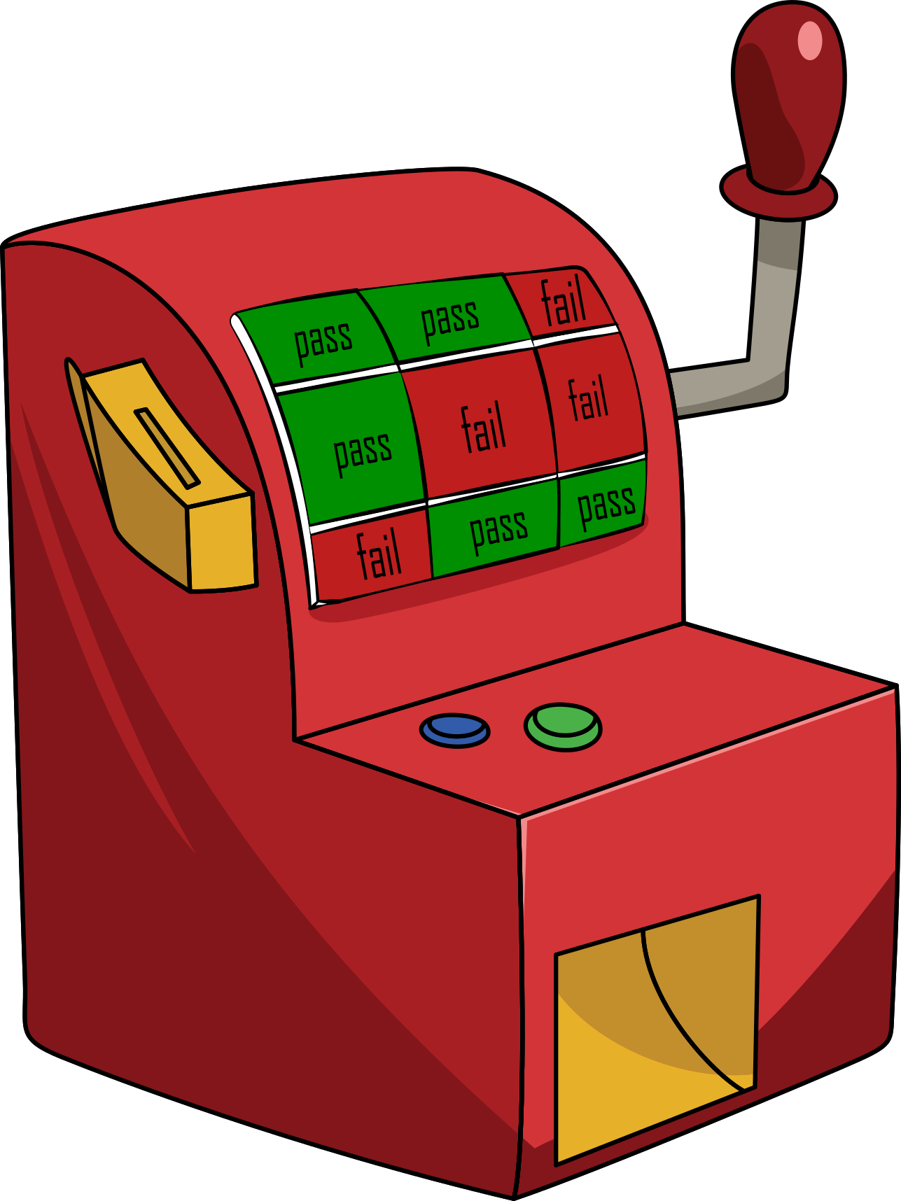 Student Success For Free Download On - Clip Art Slot Machine Png (1287x1716), Png Download