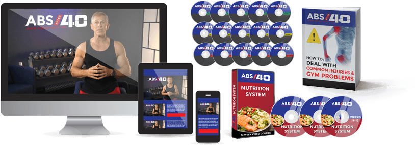 Abs After 40 Workout - Abs After 40 Schedule Phase 1 (871x337), Png Download