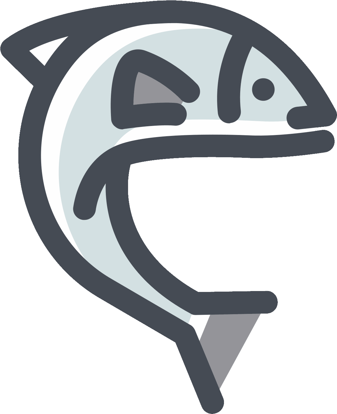 Salmon Icon (1600x1600), Png Download