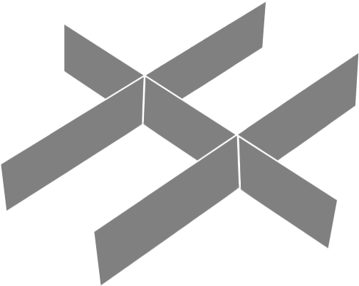 6 Compartment Acrylic Organizer Clear Divider - Bedroom Vanities (535x417), Png Download