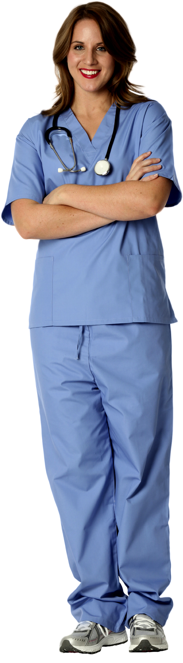 Nurseweb - Nurse Standing Png (1229x2160), Png Download