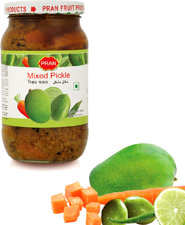 Pran Mixed Picklesulata Sultana2017 04 22t22 - Pran Mixed Pickle 400 Gm (810x810), Png Download