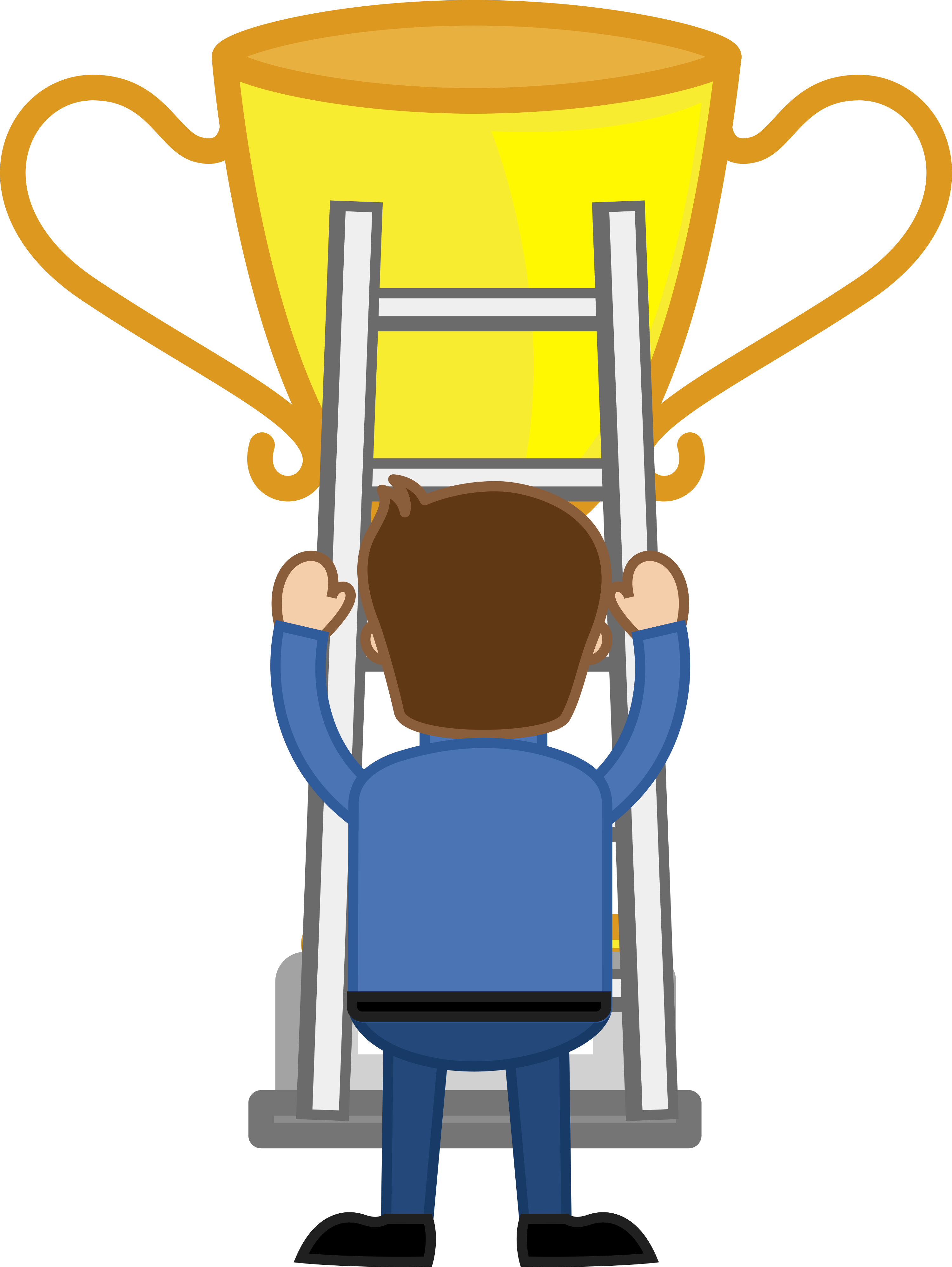 Winning Cup By Cartoons (3000x3991), Png Download