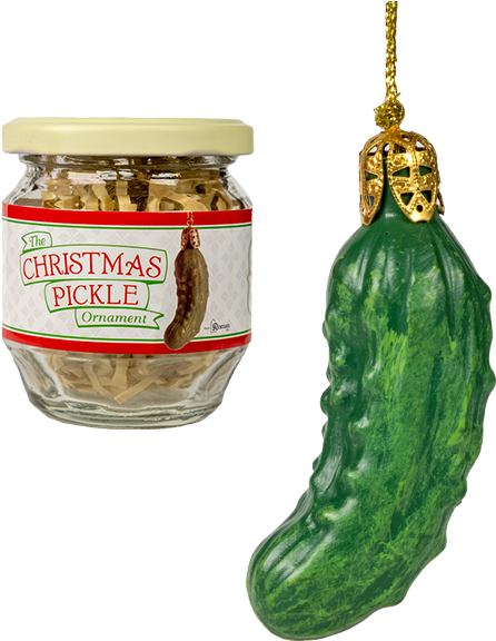 Christmas Pickle Ornament - Christmas Pickle (600x601), Png Download