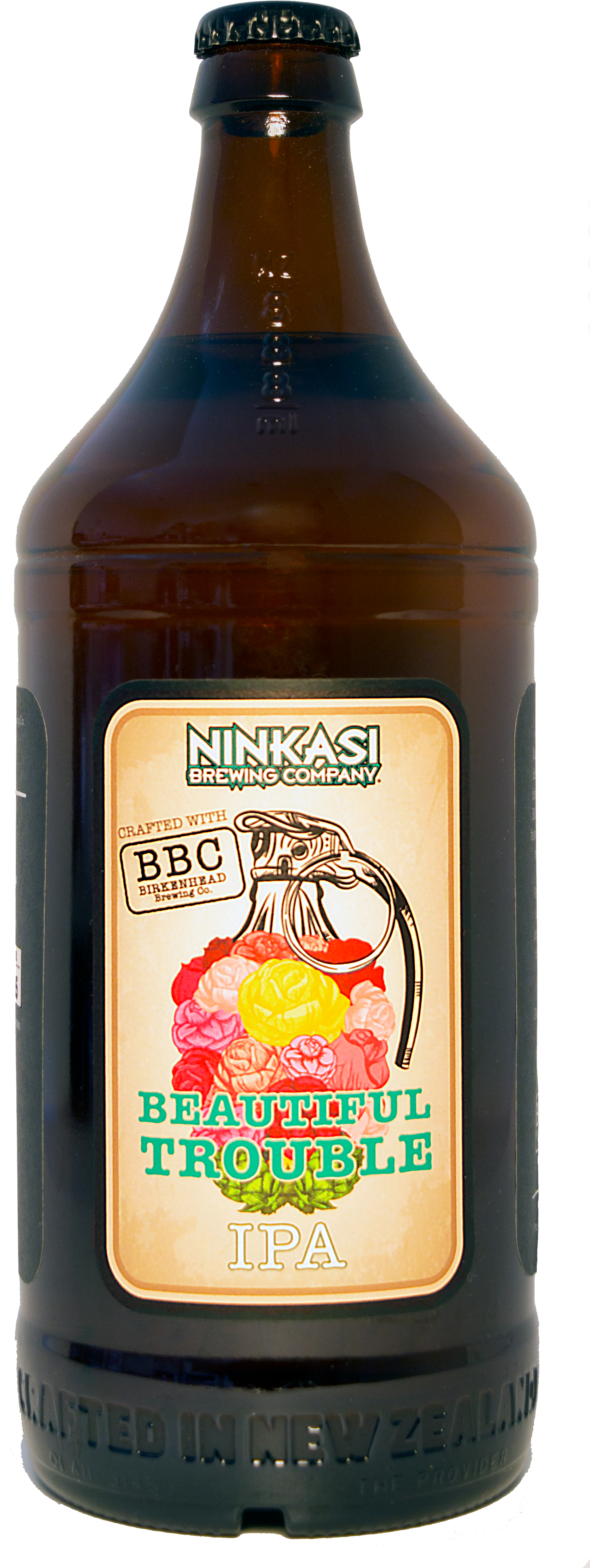 Bbc Beautiful Trouble Ipa - Birkenhead Brewing Company Beautiful Trouble Ipa (888ml) (2016x5069), Png Download