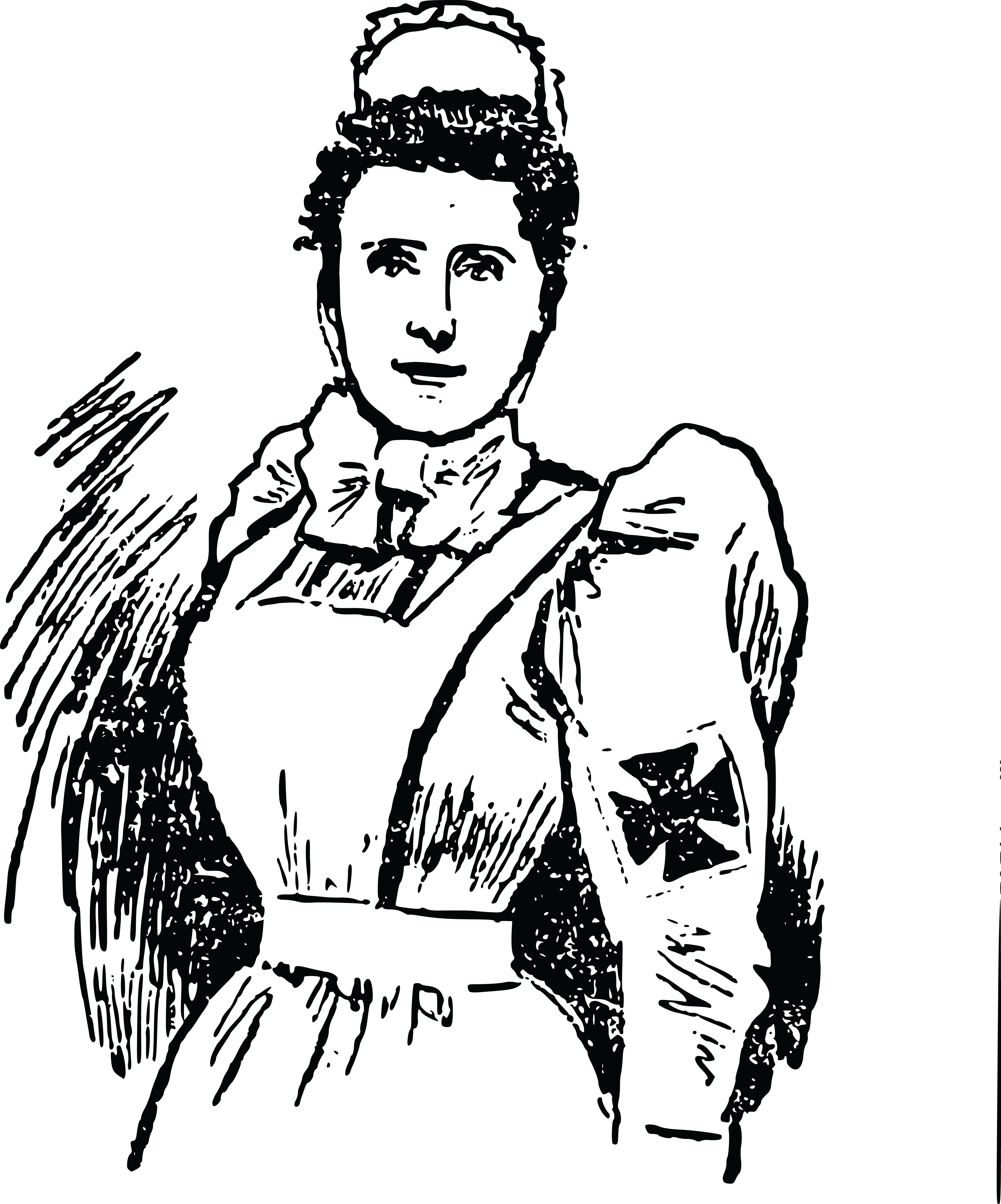 , , - Custom Name Illustrated Vintage Nurses Day, Apron (4000x4812), Png Download
