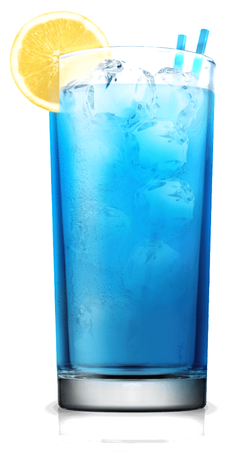Blue Lagoon - Cocktail Blue Lagoon Png (780x974), Png Download