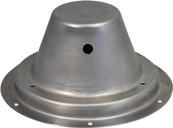 Mass Transit Light Housing - Metal Spinning (600x800), Png Download