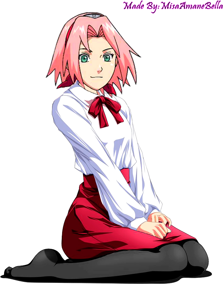 Sakura Haruno Png - Sakura Haruno And Misa Amane (726x933), Png Download