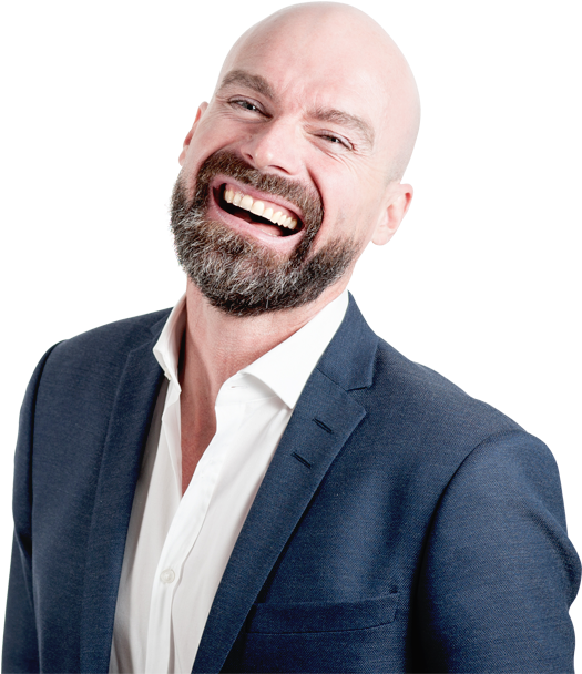 Ready To Access Your Full Potential - Bald With Beard Business (536x615), Png Download