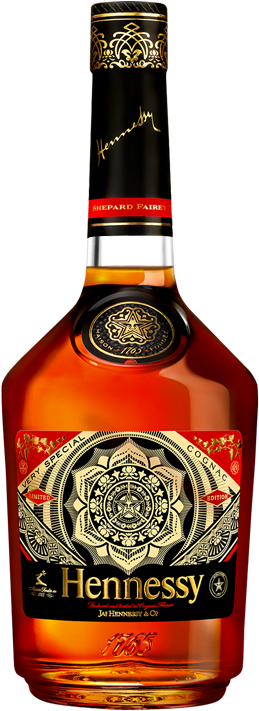 Hennessy Cognac - Hennessy Shepard Fairey Vs Cognac (442x775), Png Download