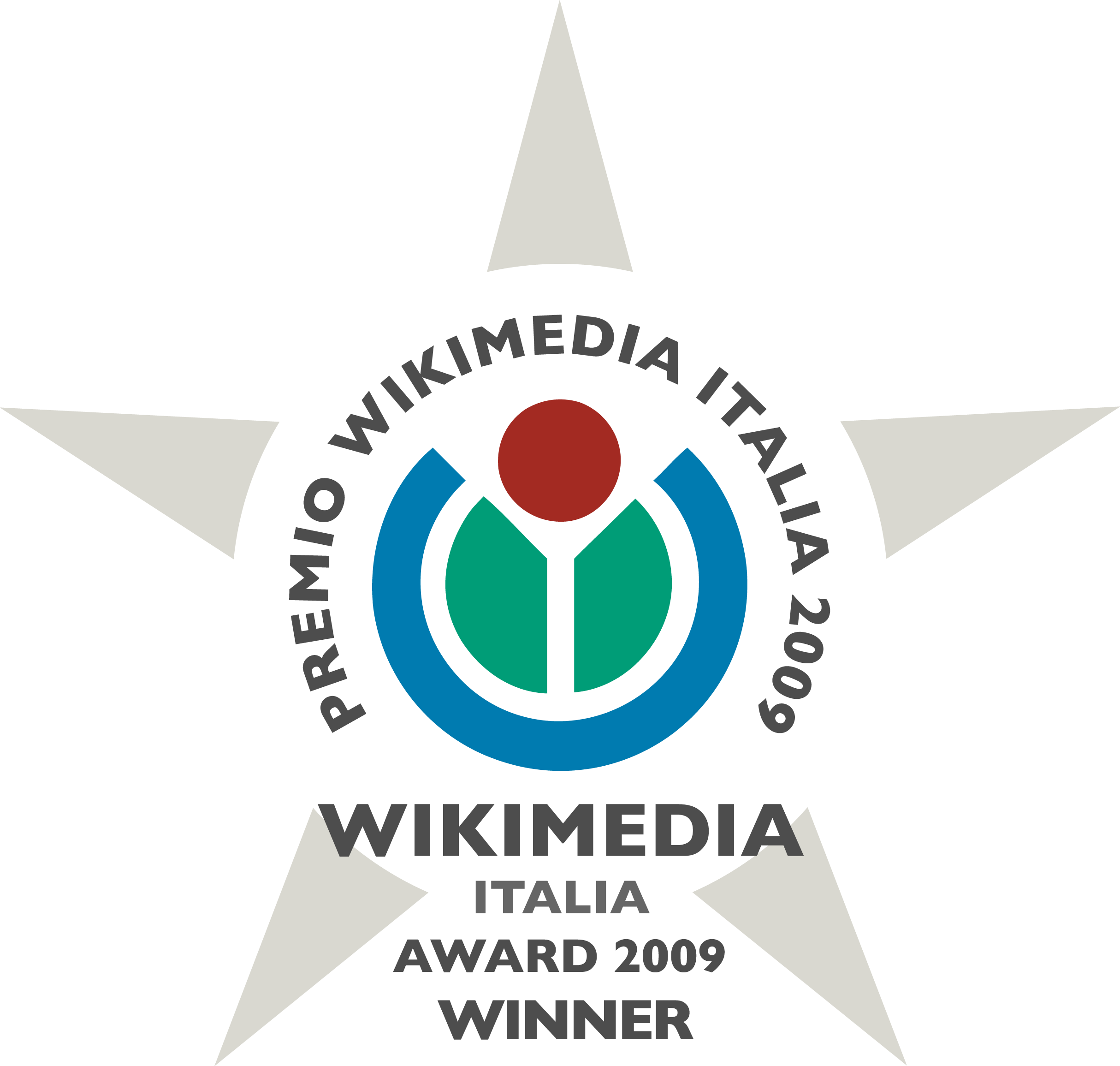 Barnstar Wikimedia Italia Award 2009 - Wikimedia Foundation (2429x2311), Png Download