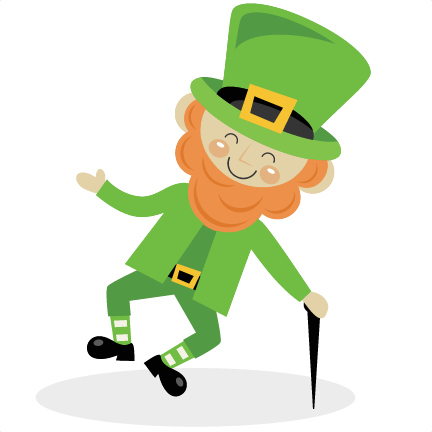 Leprechaun Svg Scrapbook Cut File Cute Clipart Files - Happy Leprechaun (432x432), Png Download