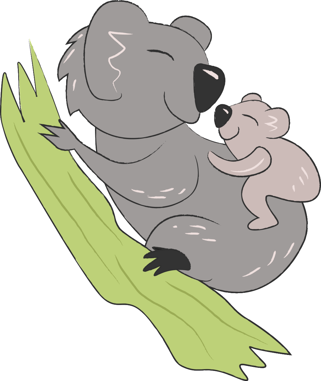 Cartoon Koala Free Buckle Png - Koala (1024x1214), Png Download