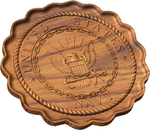 Navy Logo Style C - Emblem (527x458), Png Download