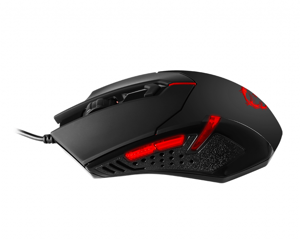 Msi Interceptor Ds B1 Gaming 1600dpi (1024x820), Png Download