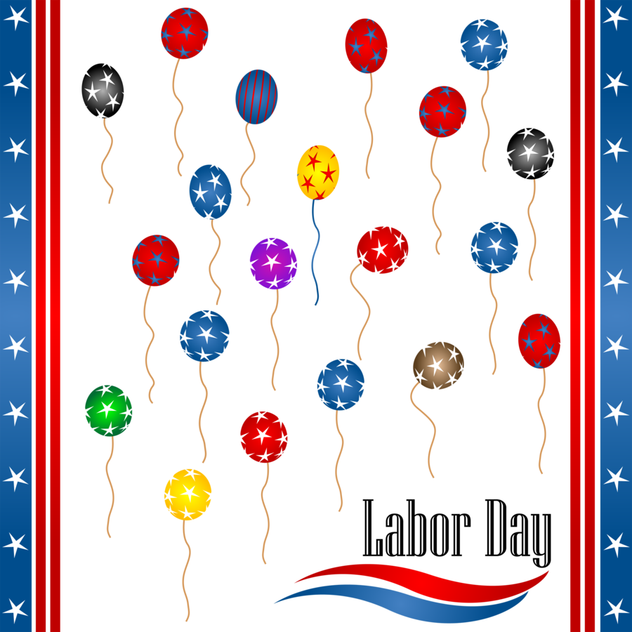 Labor Day Clip Art Borders Clipart Labor Day Labour - Labor Day Clip Art Borders (900x900), Png Download