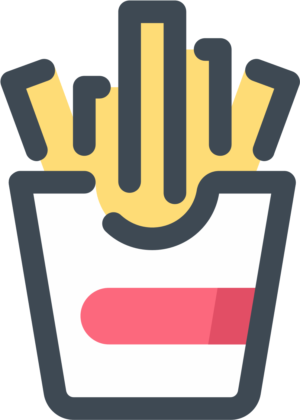 This Icon Is A Part Of A Collection Of Chips Flat Icons - Chips Icon (1600x1600), Png Download