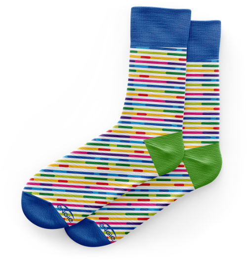 Inspired By Engie - Custom Sock Shop (500x525), Png Download