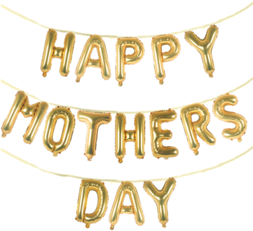 Happy Mother's Day Balloon Banner Set Instaballoons - Transparent Happy Fathers Day (360x360), Png Download