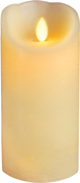 Led Pillar Candle Twinkle - Candle (600x600), Png Download