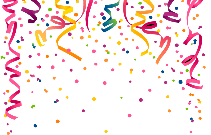 Confetti - Confeti Y Serpentinas Png (900x600), Png Download