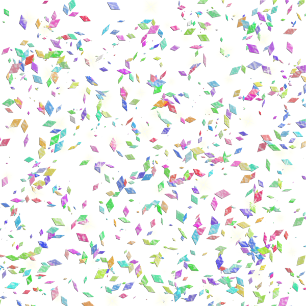 Share This Image - Confetti Psd (600x600), Png Download