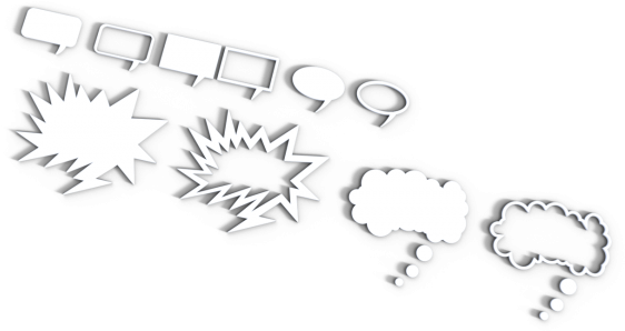 Thought Bubble - Silver (600x319), Png Download