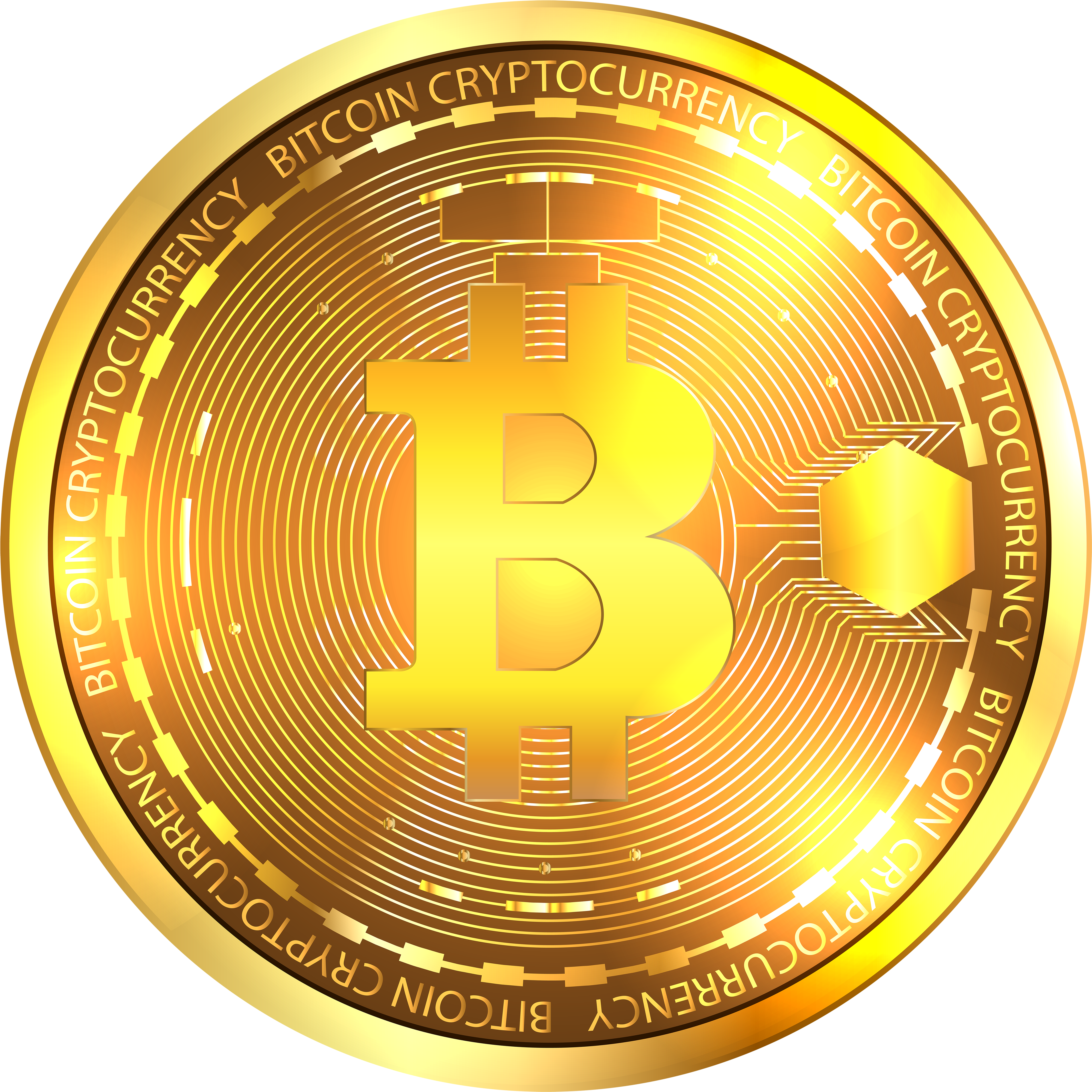 Bitcoin Gold Png (4975x5000), Png Download