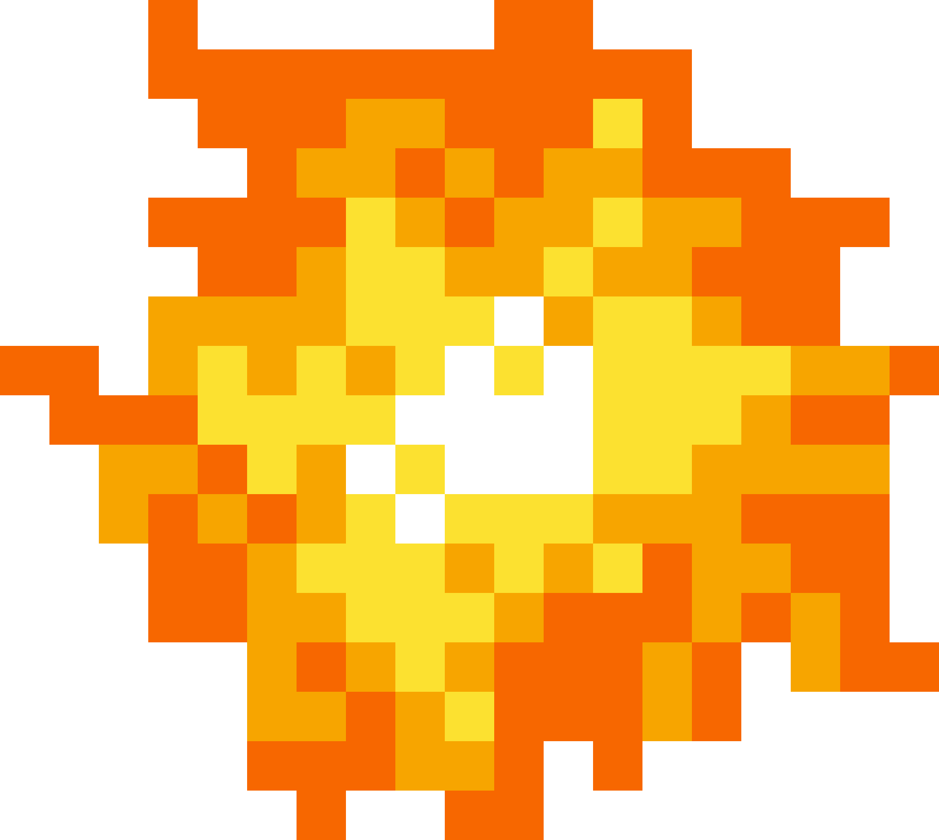 Spark - Pixel Spark (1900x1700), Png Download