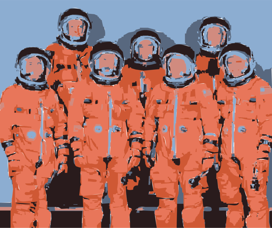 Nasa Pumpkin Suit Clipart Space Suit Astronaut Nasa - Space Suit (900x755), Png Download