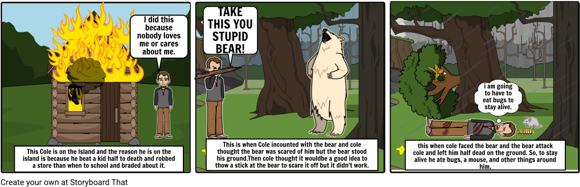 Favorite Scene Touching Spirit Bear - Scene (1164x385), Png Download