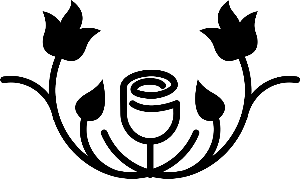 Png File - Tulipan Silueta Png (981x588), Png Download