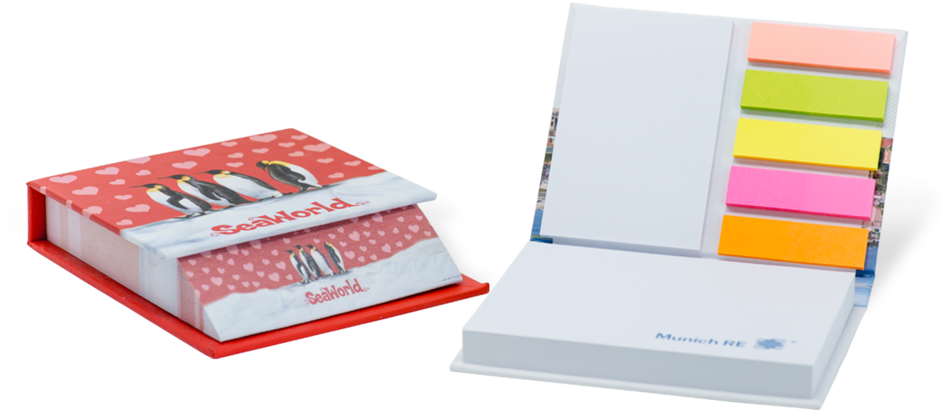 Custom Sticky Note Booklet - Paper (1000x1000), Png Download