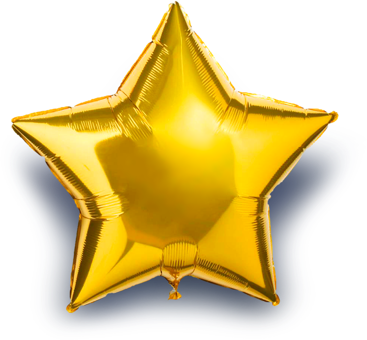 Zaduck The Lookbook Fall Winter - Star Foil Balloon (788x751), Png Download