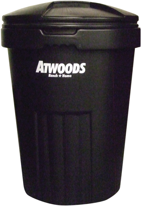 Atwoods Trashcan - 32 Gallon - M Western 0400201 Adult's Regular Brown Stained Boot (700x700), Png Download